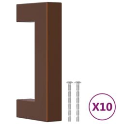Berkfield Home Cabinet Handles 10 pcs Bronze 64 mm Stainless Steel in Brown - thumbnail 2