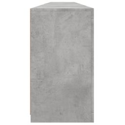 Berkfield Home Sideboard with LED Lights Concrete Grey 283x37x67 cm - Size: 283 x 37 x 67 cm - thumbnail 8