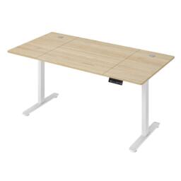 Levede 160 cmElectric Standing Desk Height Adjustable Memory Control in Light Oak - thumbnail 3