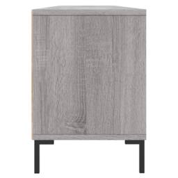 Berkfield Home TV Cabinet Grey Sonoma 150x30x44.5 cm Engineered Wood - thumbnail 7