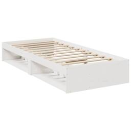 Berkfield Home Stylish Day Bed without Mattress White 100x200 cm Solid Wood Pine - thumbnail 1