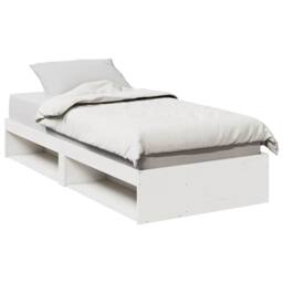 Berkfield Home Stylish Day Bed without Mattress White 100x200 cm Solid Wood Pine - thumbnail 2