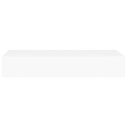 Berkfield Home Wall-mounted Drawer Shelves 2 pcs White 60x23.5x10cm MDF - Size: 60x23.5x10 cm - thumbnail 5