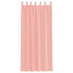 Berkfield Home Voile Curtains with Rod Pockets 2 pcs Pink - thumbnail 4