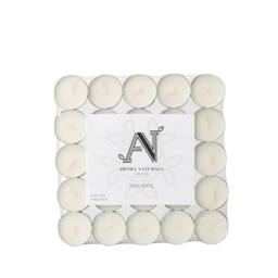 Aroma Naturals Unscented Tealight Candles (50 Pack, 4-Hour Burn) in White - Size: 50 Pieces - thumbnail 2