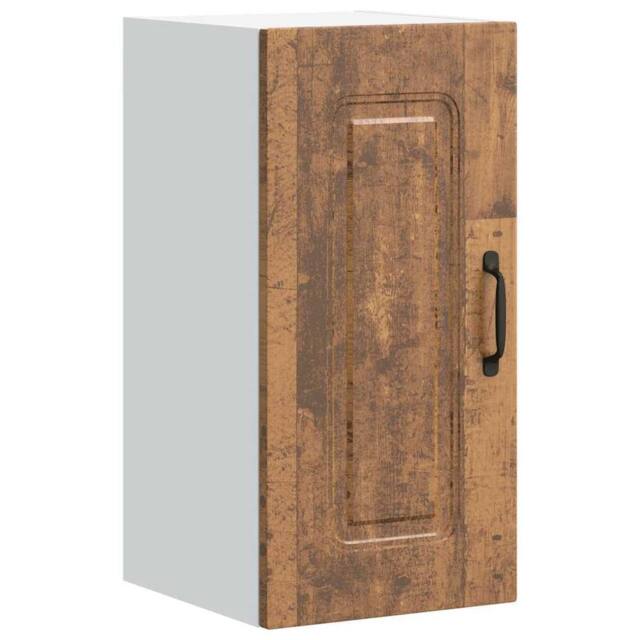 Berkfield Home Kitchen Wall Cabinet Kalmar Old Wood Engineered Wood in Brown - image 1