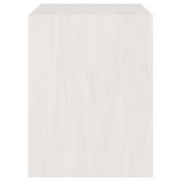 Berkfield Home Bedside Cabinets 2 pcs White 40x30.5x40 cm Solid Pinewood - thumbnail 6