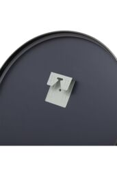 Living and Home 40 x 70 cm Oval Wall Mounted Mirror Black Metal Frame Bathroom Mirror - thumbnail 5