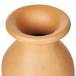 Wyld and Coco 60 cm Handmade Terracotta Vase Orange Lacquered Finish - thumbnail 5