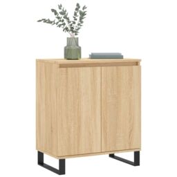Berkfield Home Sideboard Sonoma Oak 60x35x70 cm Engineered Wood in Brown - Size: 60 x 35 x 70 cm - thumbnail 3