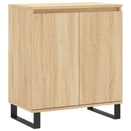 Berkfield Home Sideboard Sonoma Oak 60x35x70 cm Engineered Wood in Brown - Size: 60 x 35 x 70 cm - thumbnail 2