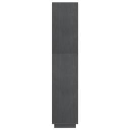 Berkfield Home Book Cabinet/Room Divider Grey 80x35x167 cm Solid Pinewood - Size: 80 x 35 x 167 cm - thumbnail 6