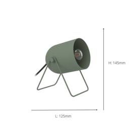 Eglo Tilston Steel Minimalist Desk Lamp, Green - thumbnail 4