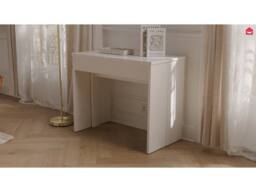 Vente-unique 10 - Seater Extendable Console Table - 4 Extensions - Colour: Oak in Light Oak - thumbnail 4