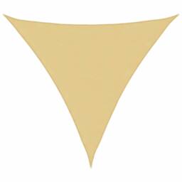Berkfield Home Sun Shade Sail Sand 6x6x6 m 100% Polyester Oxford in Light Sand - thumbnail 3