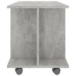 Berkfield Home TV Cabinet with Castors Concrete Grey 80x40x45 cm Engineered Wood - Size: 80 x 40 x 45 cm - thumbnail 5