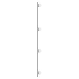 Berkfield Home Wall Mirror with LED Lights 40x80 cm Glass Rectangle in Silver - thumbnail 6