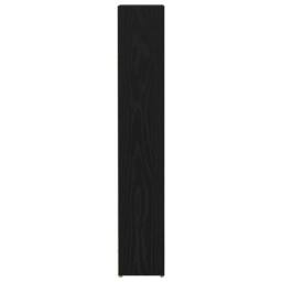 Berkfield Home CD Cabinets 2 pcs Black Oak 21x16x93.5 cm Engineered Wood - thumbnail 6