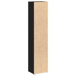 Berkfield Home CD Cabinets 2 pcs Black Oak 21x16x93.5 cm Engineered Wood - thumbnail 7