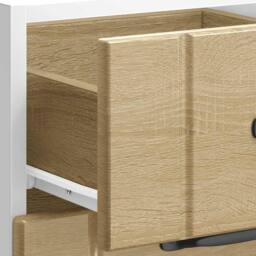 Berkfield Home Kitchen Base Cabinet Lucca Sonoma Oak Engineered Wood in Light Tan - thumbnail 9