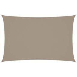 Berkfield Home Sunshade Sail Oxford Fabric Rectangular 5x8 m Taupe - thumbnail 1