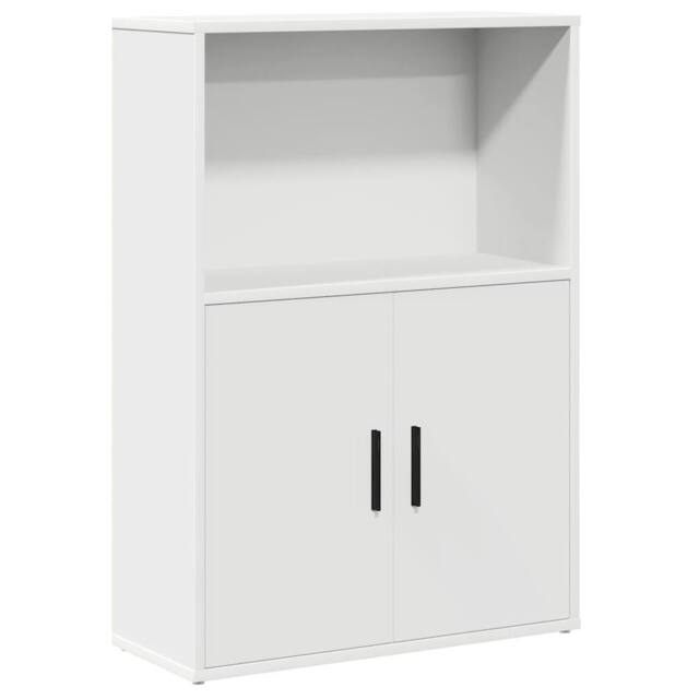 Berkfield Home Bookcase White 60x24x85 cm Engineered Wood - Size: 60 x 24 x 85 cm - image 1