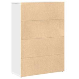 Berkfield Home Bookcase White 60x24x85 cm Engineered Wood - Size: 60 x 24 x 85 cm - thumbnail 7