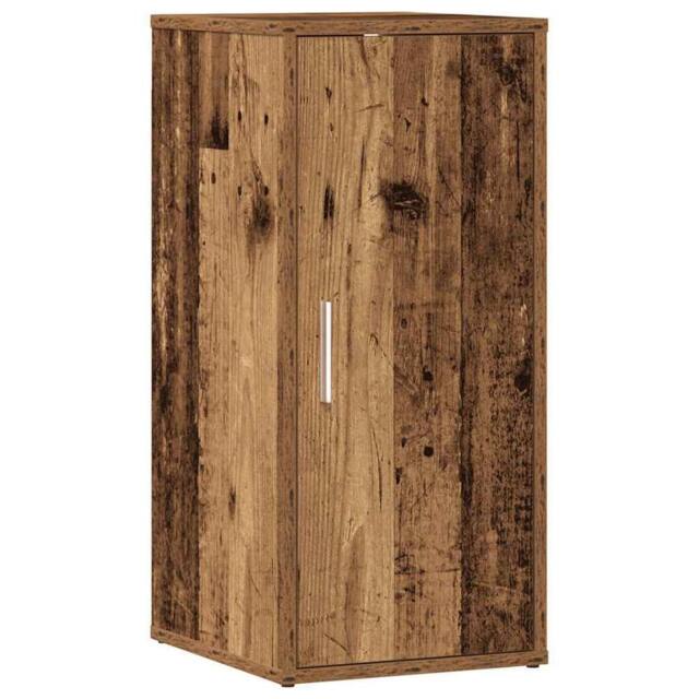 Berkfield Home Shoe Cabinet Old Wood 32x35x70 cm Engineered Wood in Brown - Size: 32 x 35 x 70 cm - image 1
