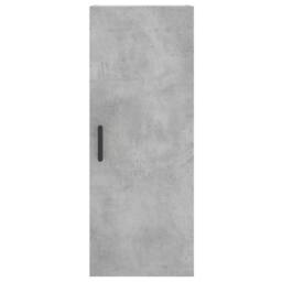 Berkfield Home Wall Mounted Cabinet Concrete Grey 34.5x34x90 cm - thumbnail 7