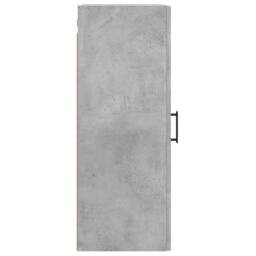 Berkfield Home Wall Mounted Cabinet Concrete Grey 34.5x34x90 cm - thumbnail 8