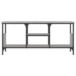 Berkfield Home TV Cabinet Grey Sonoma 100x35x45 cm Engineered Wood&Iron - Size: 100 x 35 x 45 cm - thumbnail 4