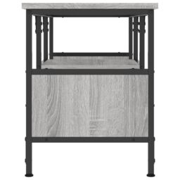 Berkfield Home TV Cabinet Grey Sonoma 100x35x45 cm Engineered Wood&Iron - Size: 100 x 35 x 45 cm - thumbnail 5