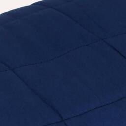 Berkfield Home Weighted Blanket Blue 137x200 cm Single 6 kg Fabric - thumbnail 4