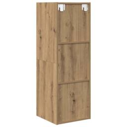 Berkfield Home TV Cabinet Artisan oak 37 x 37 x 107 cm Engineered wood in Brown - thumbnail 9