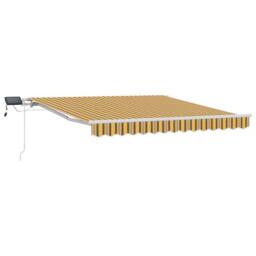 Berkfield Home Manual Retractable Awning with LED Multicolour Stripe 350x250 cm - thumbnail 2