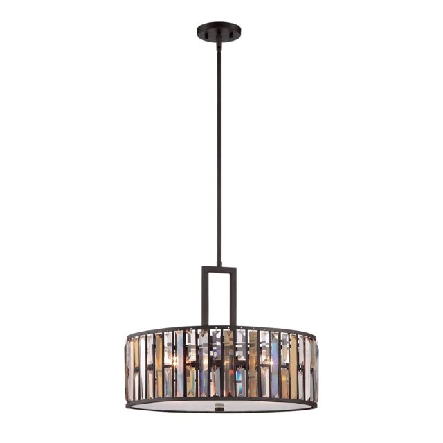Loops 3 Bulb Ceiling Pendant Light Fitting Vintage Bronze LED E27 100W Bulb