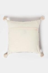 Homescapes Malmo Handwoven Textured Grey & Black Cushion - Size: 45 cm x 45 cm - thumbnail 3