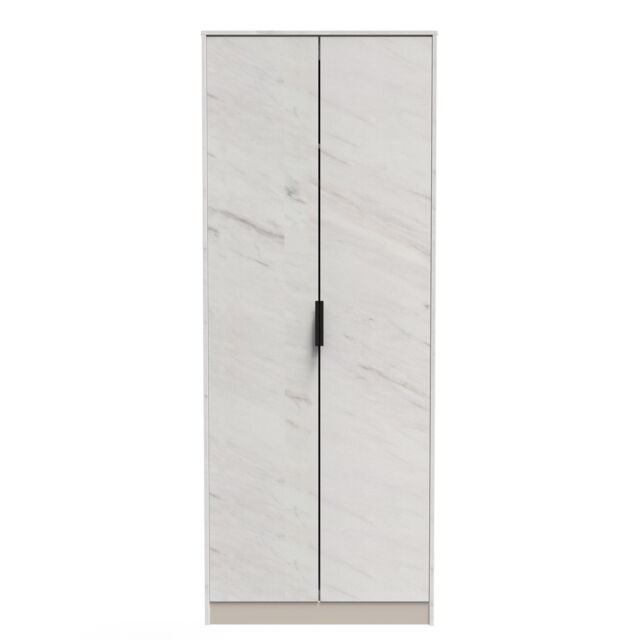 Ready Assembled 2 U Fuji 2 Door Wardrobe (Ready Assembled) in Off-White - image 1