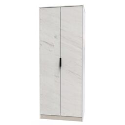 Ready Assembled 2 U Fuji 2 Door Wardrobe (Ready Assembled) in Off-White - thumbnail 3