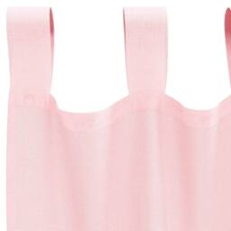 Berkfield Home Voile Curtains with Loops 2 pcs Light Pink 140x260 cm - thumbnail 5