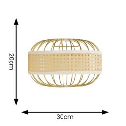 ValueLights Gold Ceiling Pendant Shade - thumbnail 6