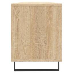 Berkfield Home TV Cabinet Sonoma Oak 150x30x44.5 cm Engineered Wood in Light Tan - thumbnail 7