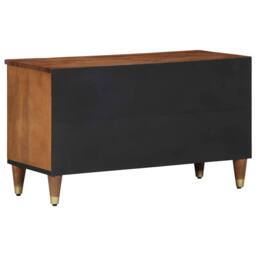 Berkfield Home Media Cabinet Honey brown Solid mango wood, Engineered wood - thumbnail 5