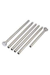 Living and Home Stainless Steel Telescopic Curtain Rod in Silver - Size: 90 cm - thumbnail 6
