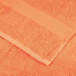 Berkfield Home Premium Bath Towels SOLUND 10 pcs 100x150 cm 600 gsm in Orange - thumbnail 6