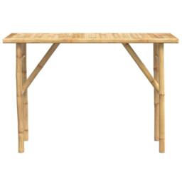 Berkfield Home Console Table 115x39x75 cm Bamboo in Brown - Size: 115 x 39 x 75 cm - thumbnail 3