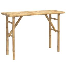 Berkfield Home Console Table 115x39x75 cm Bamboo in Brown - Size: 115 x 39 x 75 cm - thumbnail 2