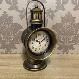 SPETLEK Mantel Clock Large 29 cm Metal Retro Home Decor in Bronze - Size: 100 cm x 15 cm - thumbnail 2