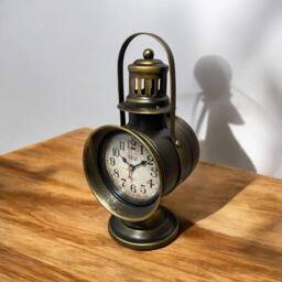 SPETLEK Mantel Clock Large 29 cm Metal Retro Home Decor in Bronze - Size: 100 cm x 15 cm - thumbnail 3