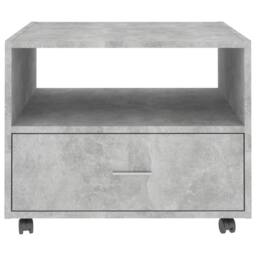 Berkfield Home Coffee Table Concrete Grey 55x55x40 cm Engineered Wood - Size: 55 x 55 x 40 cm - thumbnail 5